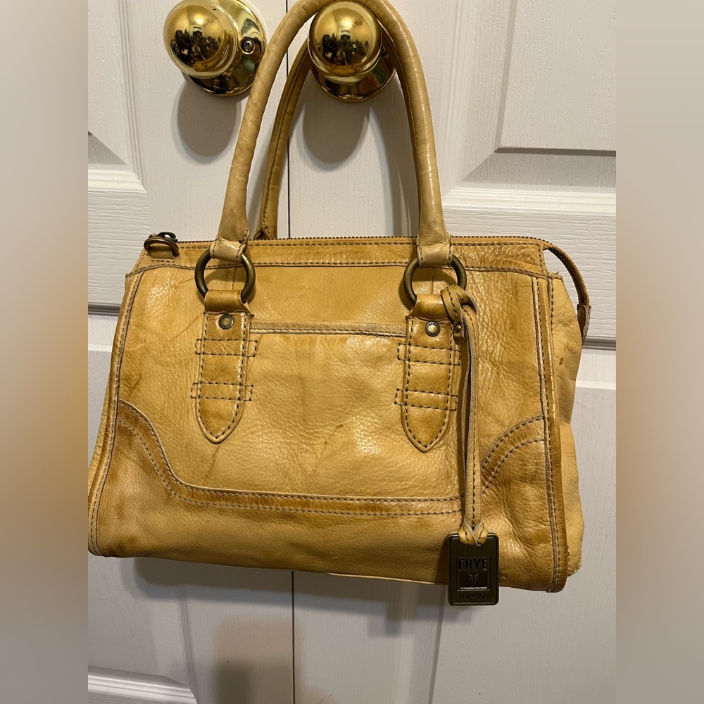 Frye Light Brown Leather Satchel - Picture 3 of 16